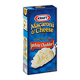 Kraft Dinners Macaroni & Cheese Dinner Premium White Cheddar Left Picture